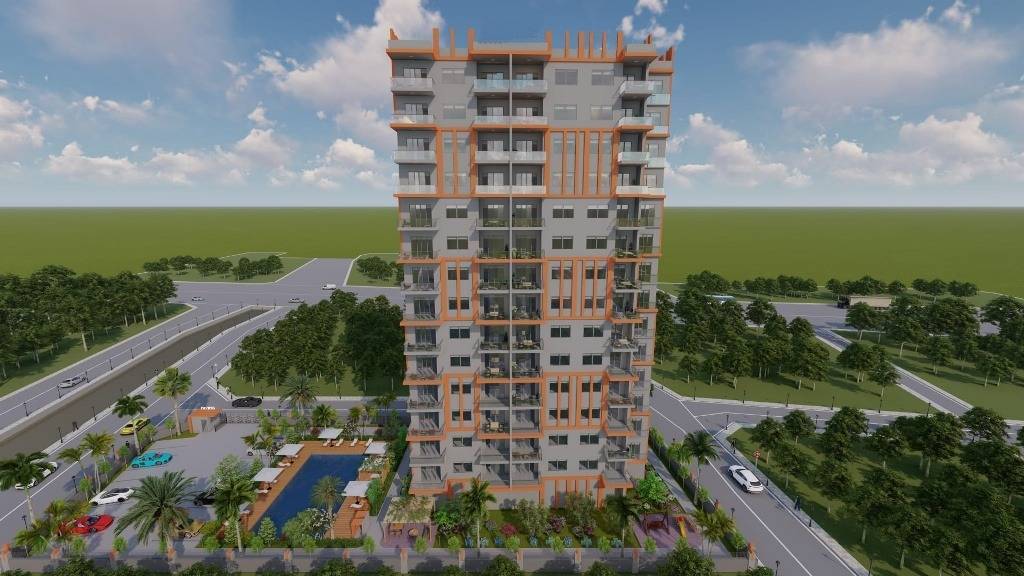 Mersin - Erdemli'de plaja 500 metre mesafede sıfır apartman daireleri