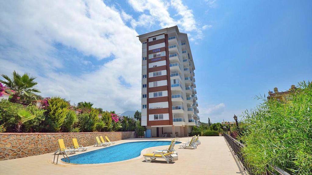 Zařízený apartmán s výhledem na moře Alanya - Tosmur