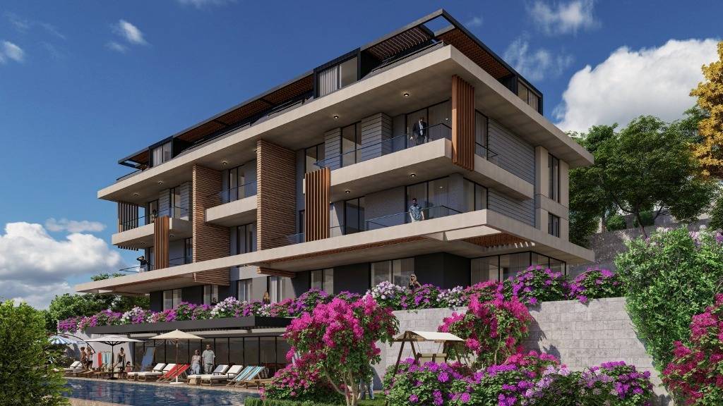 Apartmány s výhľadom na more Alanya - Bektaş Turecko