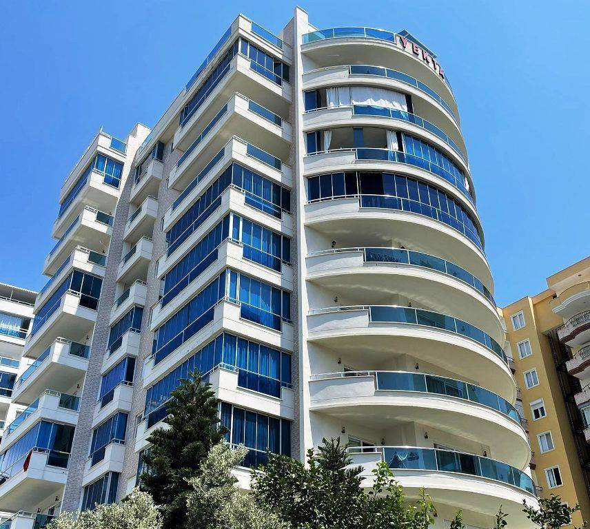 Zariadený apartmán s výhľadom na more Alanya - Mahmutlar