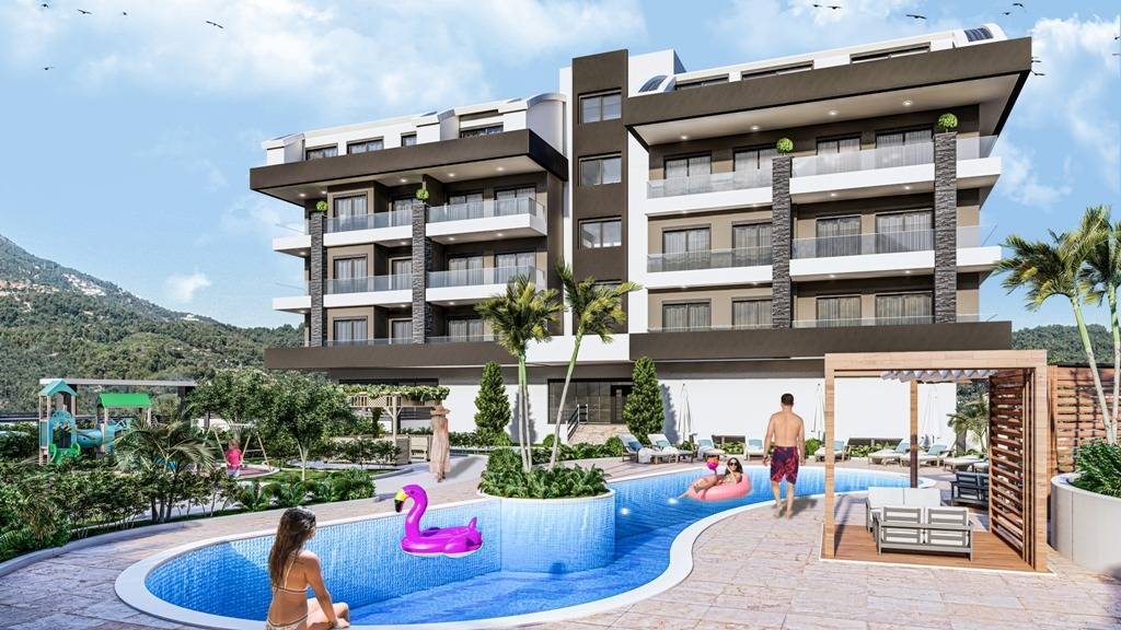 Apartamenty na sprzedaż w Turcji, spokojna lokalizacja Alanya - Oba