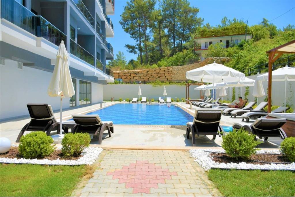 Cenovo výhodný apartmán s relax zónou v tichej časti Alanya Avsallar 