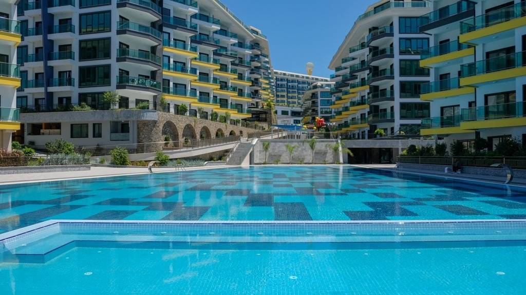 Zariadený byt s výhľadom na more Alanya Kargıcak Turecko