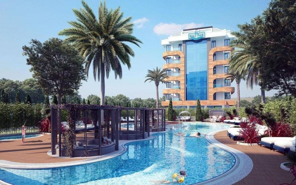 New apartments in the first line from the sea, Alanya - Kestel