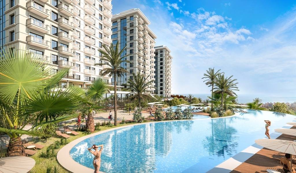 Preisgünstige Luxus-Apartments in ruhiger und friedlicher Lage, Alanya - Mahmutlar 