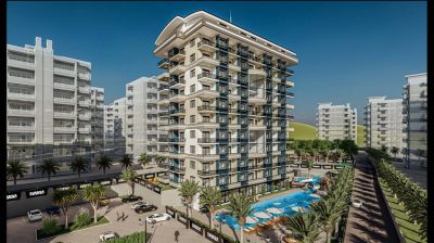 Nový projekt bytov v časti Avsallar Alanya