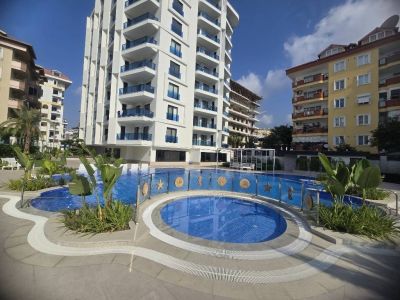 Zariadený apartmán s výhľadom na more v Alanyi – centrum