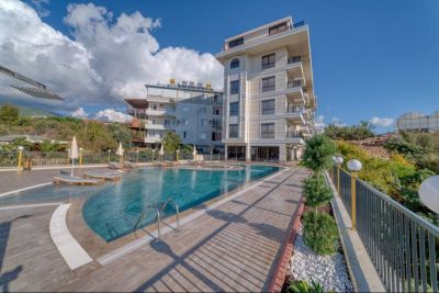 Dokončené apartmány v tichej lokalite v Alanyi Kestel.