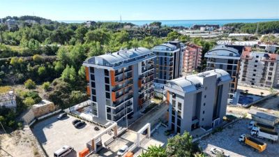 Nový byt v modernom rezidenčnom dome Avsallar Turecko