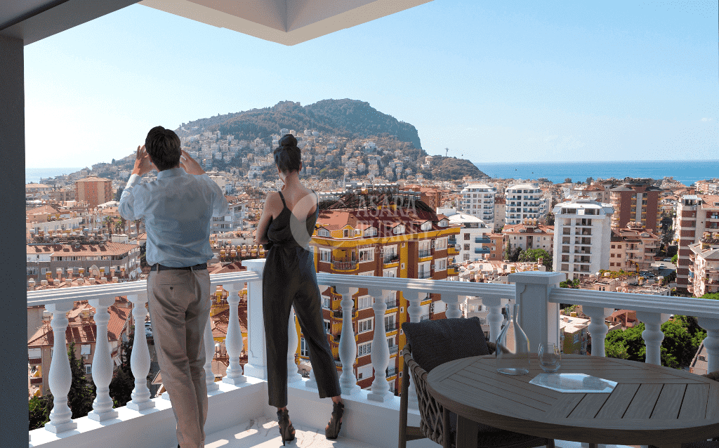 Moderné byty na predaj v centre mesta Alanya, Turecko - pláž Kleopatra 