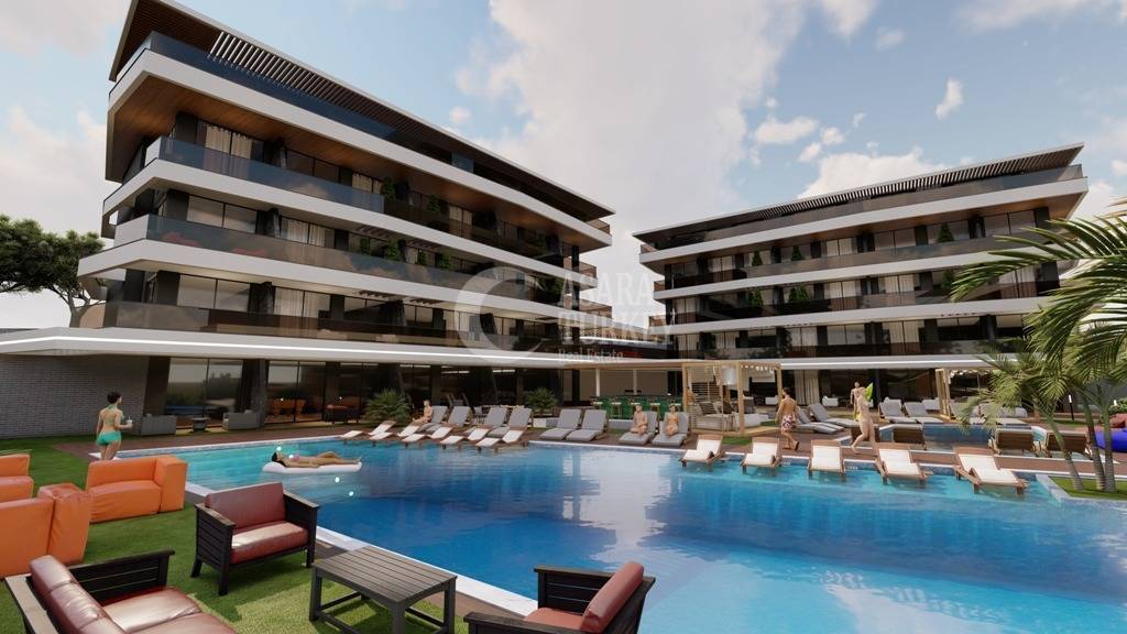 Luxusné byty vo výstavbe v prostredí prírody, časť Alanya - Konakli