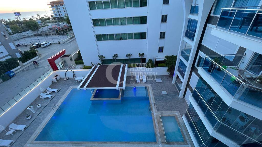 Krásny zariadený apartmán s výhľadom na more Alanya - Kestel