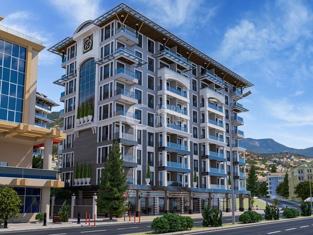 Nový projekt - centrum mesta Alanya , 700 metrov od pláže Kleopatra