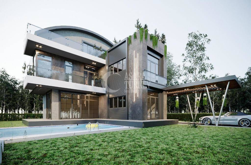 Moderná vila s vlastným bazénom v Antalya Belek - blízko golfových polí