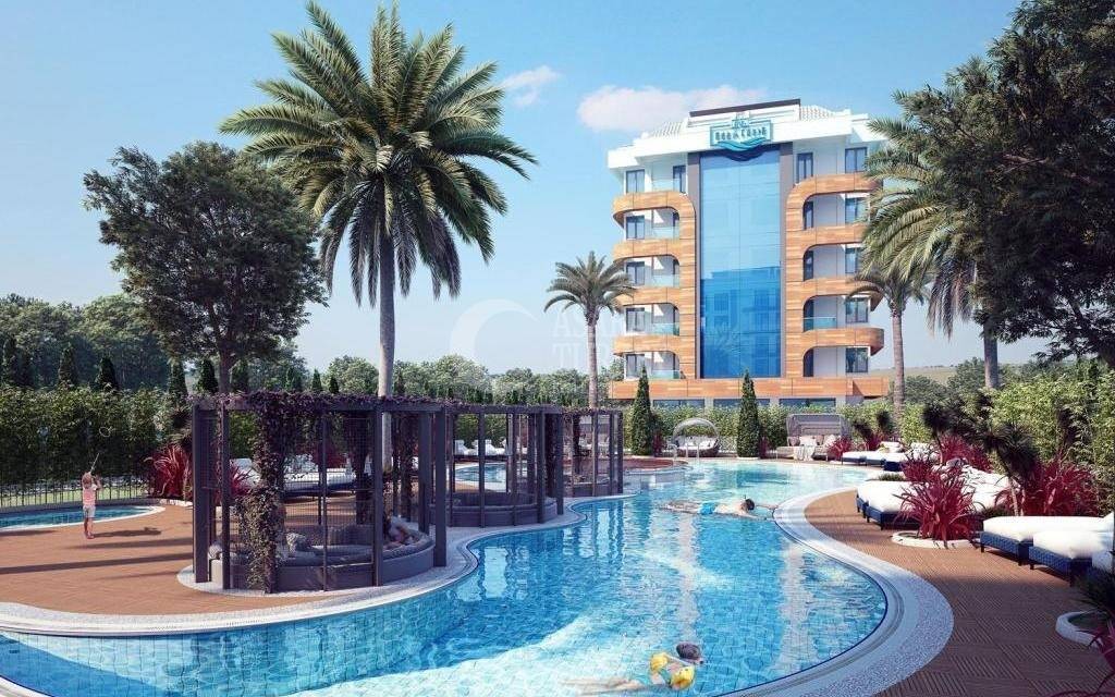 Nové apartmány v prvej línii od mora, Alanya - Kestel