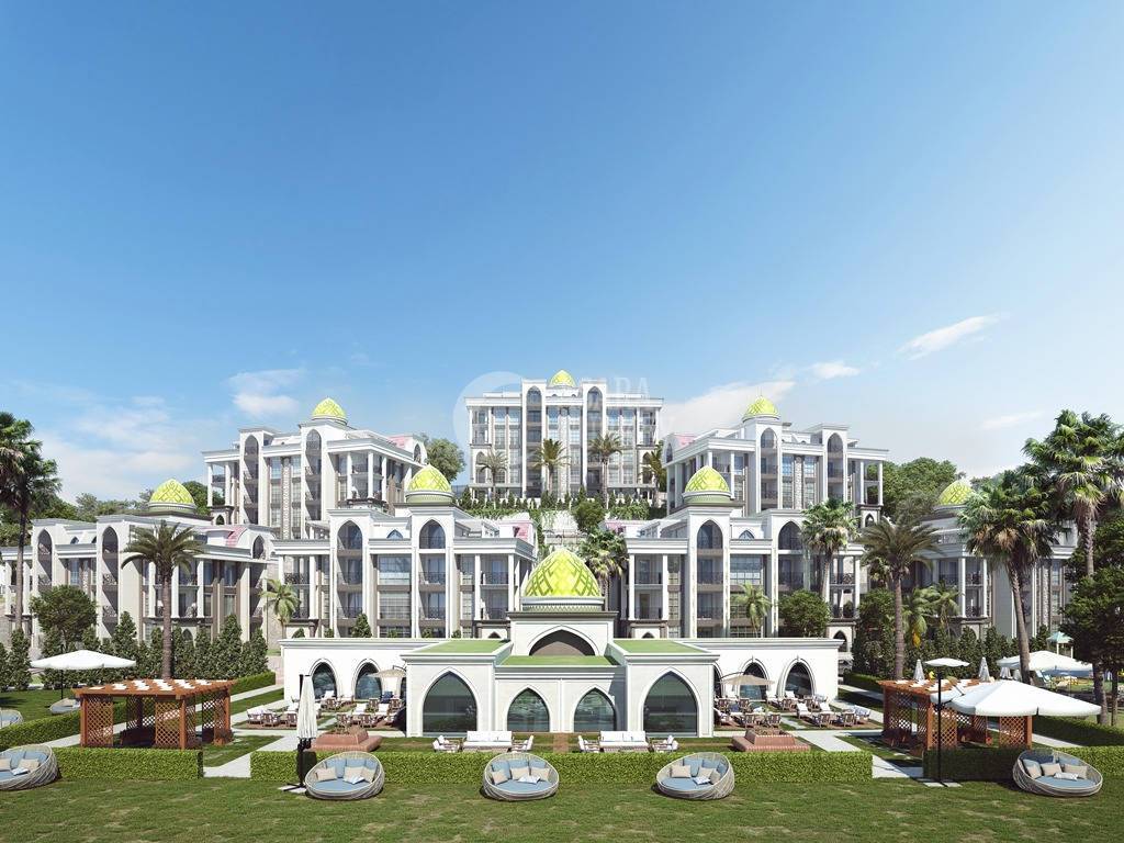 Luxusné dovolenkové byty na predaj v Turecku - aktivity v komplexe a SPA 